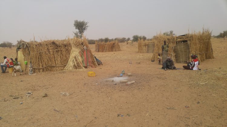 menages deplaces dans le Soum