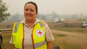 Tracy Ayrton, bénévole à la Croix-Rouge australienne