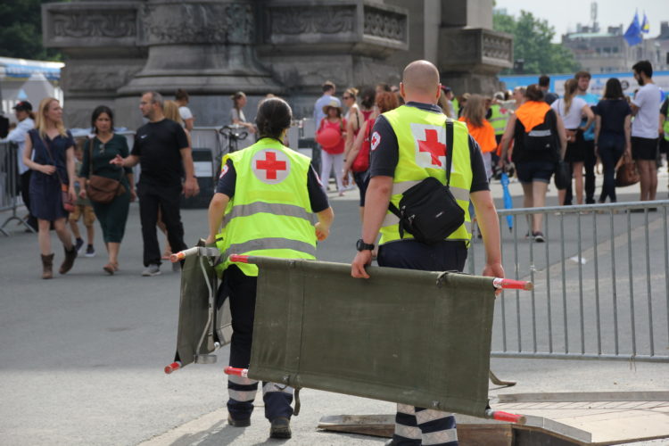 Secouristes en action